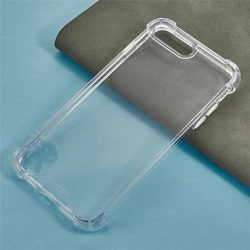 For iPhone 8 Plus / 7 Plus Case Reinforced Corners TPU Frame + Acrylic Back Phone Cover - 3