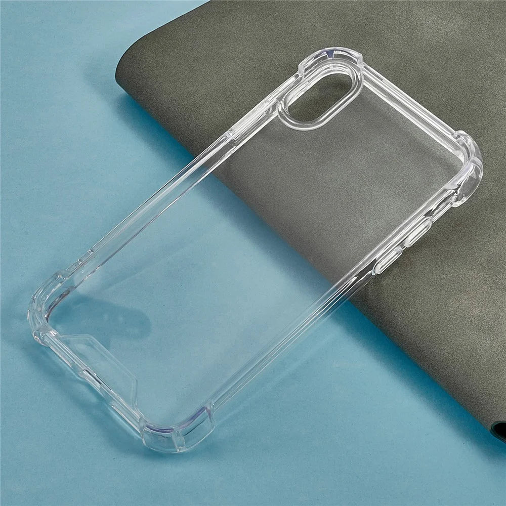 For iPhone X / XS Case Reinforced Corners TPU Frame + Acrylic Back Phone Cover - 3