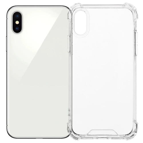 For iPhone XS Max Case Reinforced Corners TPU Frame + Acrylic Back Phone Cover - 1