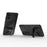 For Samsung Galaxy S25 Edge Case PC + TPU Shockproof Phone Cover with Kickstand - Black - 3