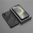 For Samsung Galaxy S25 Edge Case PC + TPU Shockproof Phone Cover with Kickstand - Black - 6