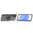 For Samsung Galaxy S25 Edge Case PC + TPU Protective Phone Cover with Ring Kickstand - Black - 3