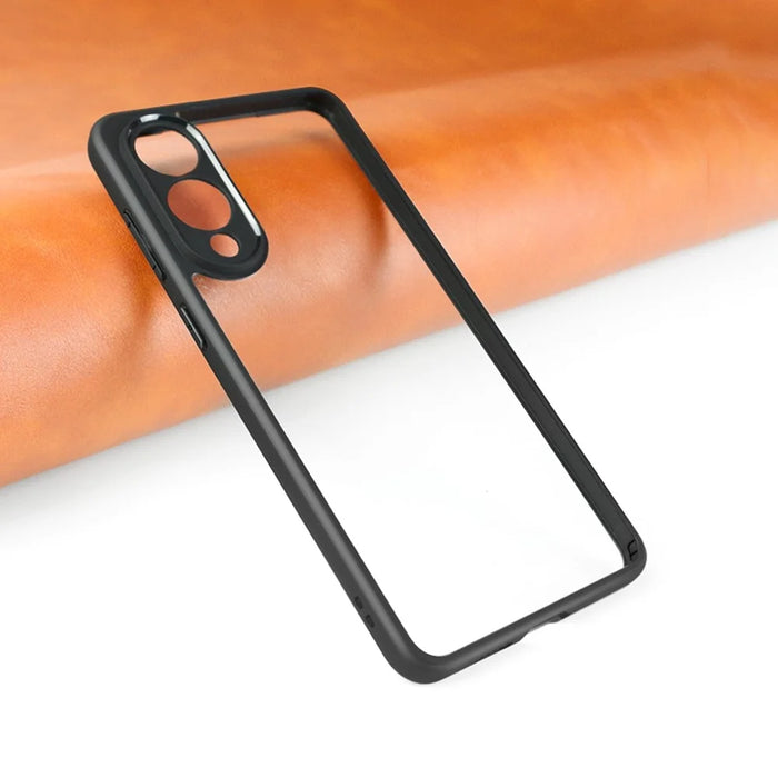 For Samsung Galaxy S25 Edge Case Shockproof PC + TPU Clear Back Phone Cover - 3