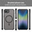For iPhone 17e / 16e Case Magnetic Anti Drop PC + TPU Phone Cover Compatible with Magsafe - Black - 3
