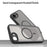 For iPhone 17e / 16e Case Magnetic Anti Drop PC + TPU Phone Cover Compatible with Magsafe - Black - 6