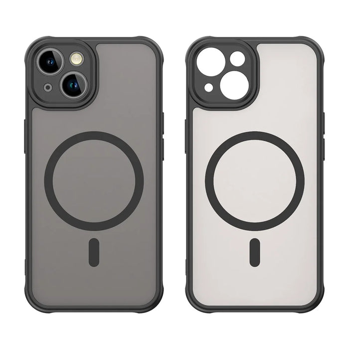 For iPhone 15 Case Compatible with MagSafe Anti Drop PC + TPU Phone Cover - Black - 2