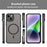 For iPhone 15 Case Compatible with MagSafe Anti Drop PC + TPU Phone Cover - Black - 3