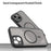 For iPhone 15 Case Compatible with MagSafe Anti Drop PC + TPU Phone Cover - Black - 6
