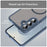 For Samsung Galaxy S25 Magnetic Case Anti Drop PC + TPU Phone Cover - Blue - 5