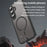 For Samsung Galaxy S25+ Magnetic Case Anti Drop PC + TPU Phone Cover - Black - 3