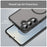 For Samsung Galaxy S25+ Magnetic Case Anti Drop PC + TPU Phone Cover - Black - 5