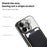 For iPhone 16 Pro Case Compatible with MagSafe TPU + PC Mobile Cover with Card Bag - Black - 5