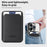 For iPhone 16 Pro Case Compatible with MagSafe TPU + PC Mobile Cover with Card Bag - Black - 6