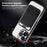 For iPhone 16 Pro Max Case Compatible with MagSafe TPU + PC Mobile Cover with Card Bag - Black - 4