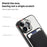 For iPhone 16 Pro Max Case Compatible with MagSafe TPU + PC Mobile Cover with Card Bag - Black - 5