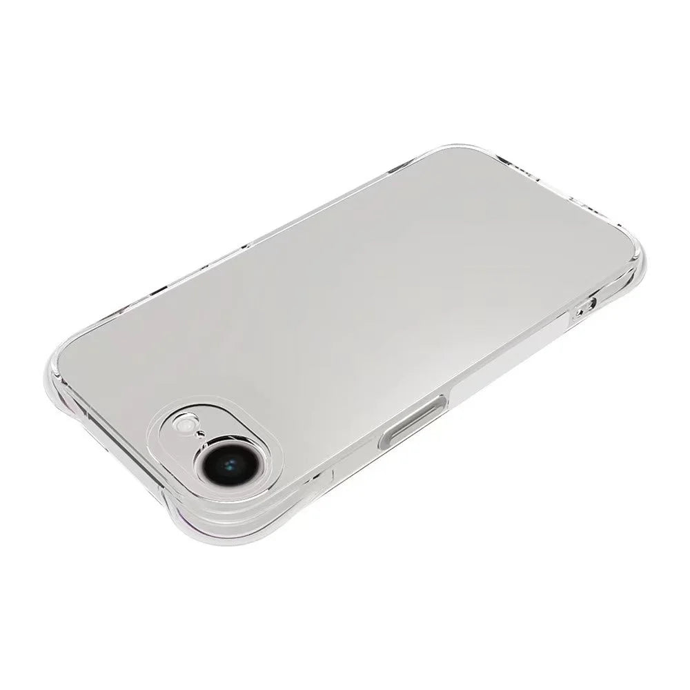 WANLONFENG WL Series for iPhone 17e / 16e Case 2.0mm TPU Phone Cover with Tempered Glass Film - 3