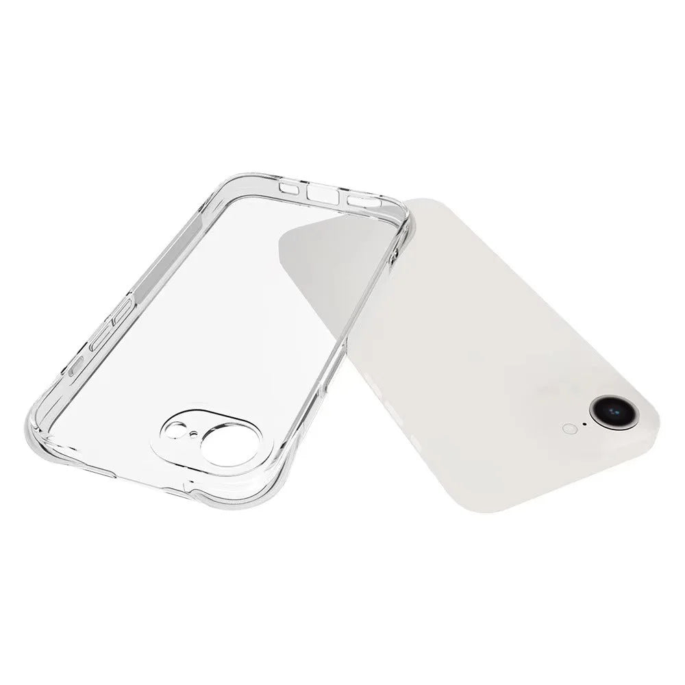 WANLONFENG WL Series for iPhone 17e / 16e Case 2.0mm TPU Phone Cover with Tempered Glass Film - 4