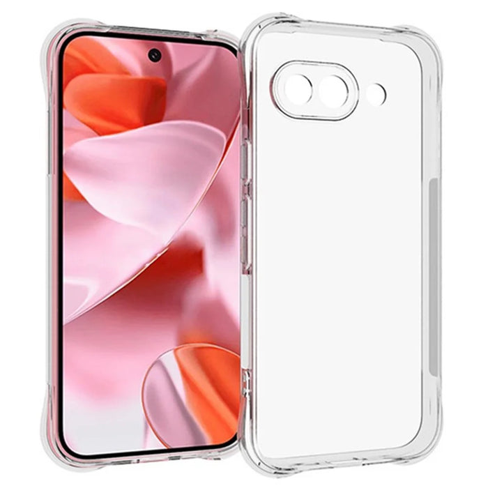 WANLONFENG WL2 Series for Google Pixel 9a Case 2.0mm TPU Phone Cover with 2Pcs Tempered Glass Films - 2
