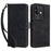 For vivo Y29 4G / T4x 5G Case Wallet RFID Blocking PU Leather Cover Viewing Stand - Black - 1