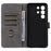 For vivo Y29 4G / T4x 5G Case Wallet RFID Blocking PU Leather Cover Viewing Stand - Black - 3