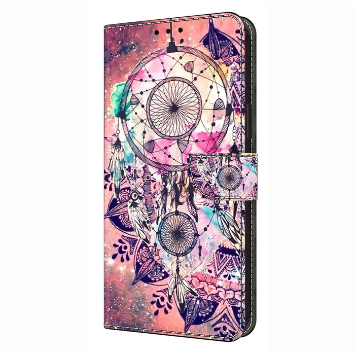For Samsung Galaxy A26 5G Wallet Case Pattern Printing Stand Leather Flip Phone Cover - Wind Chime - 4