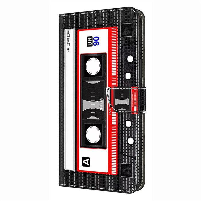 For Samsung Galaxy S24 FE Wallet Case Pattern Printing Stand Leather Flip Phone Cover - Tape - 4