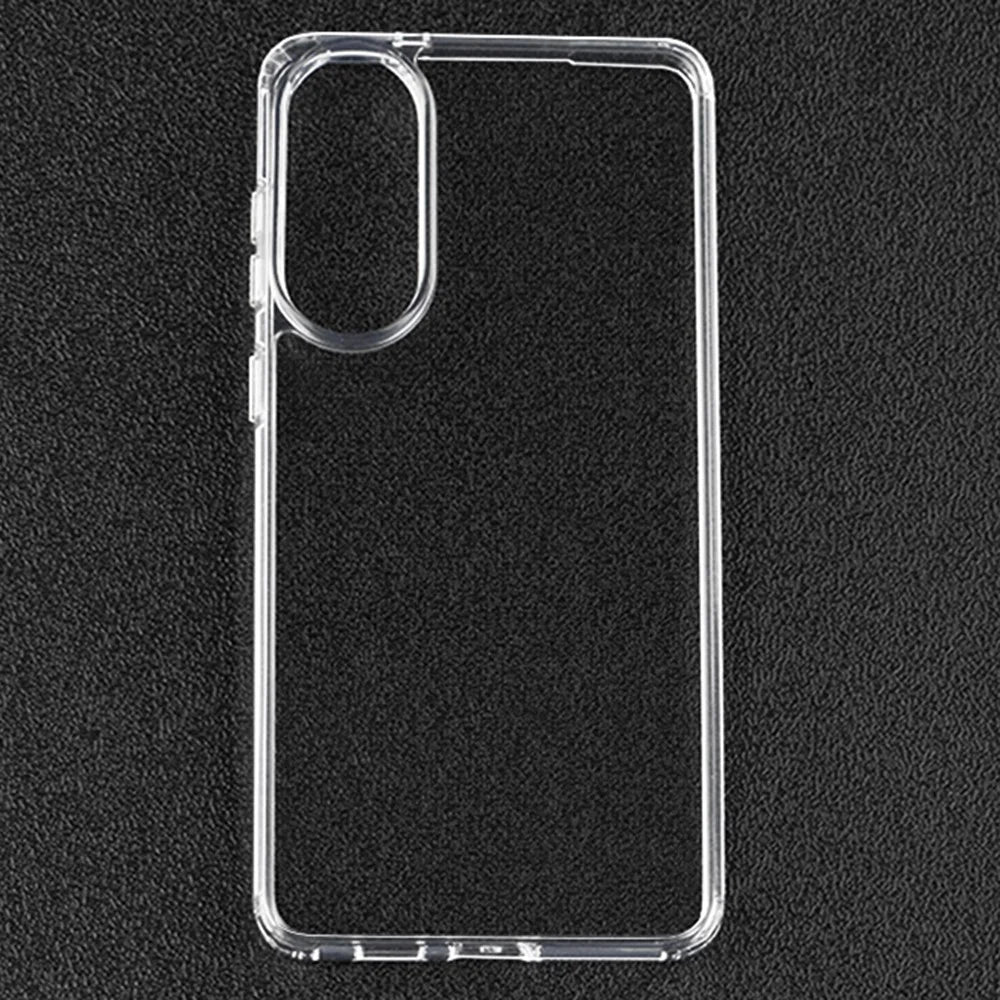 For Samsung Galaxy S25 Edge Case 1.5mm Anti Fingerprint PC + TPU Clear Shockproof Phone Back Cover - 1