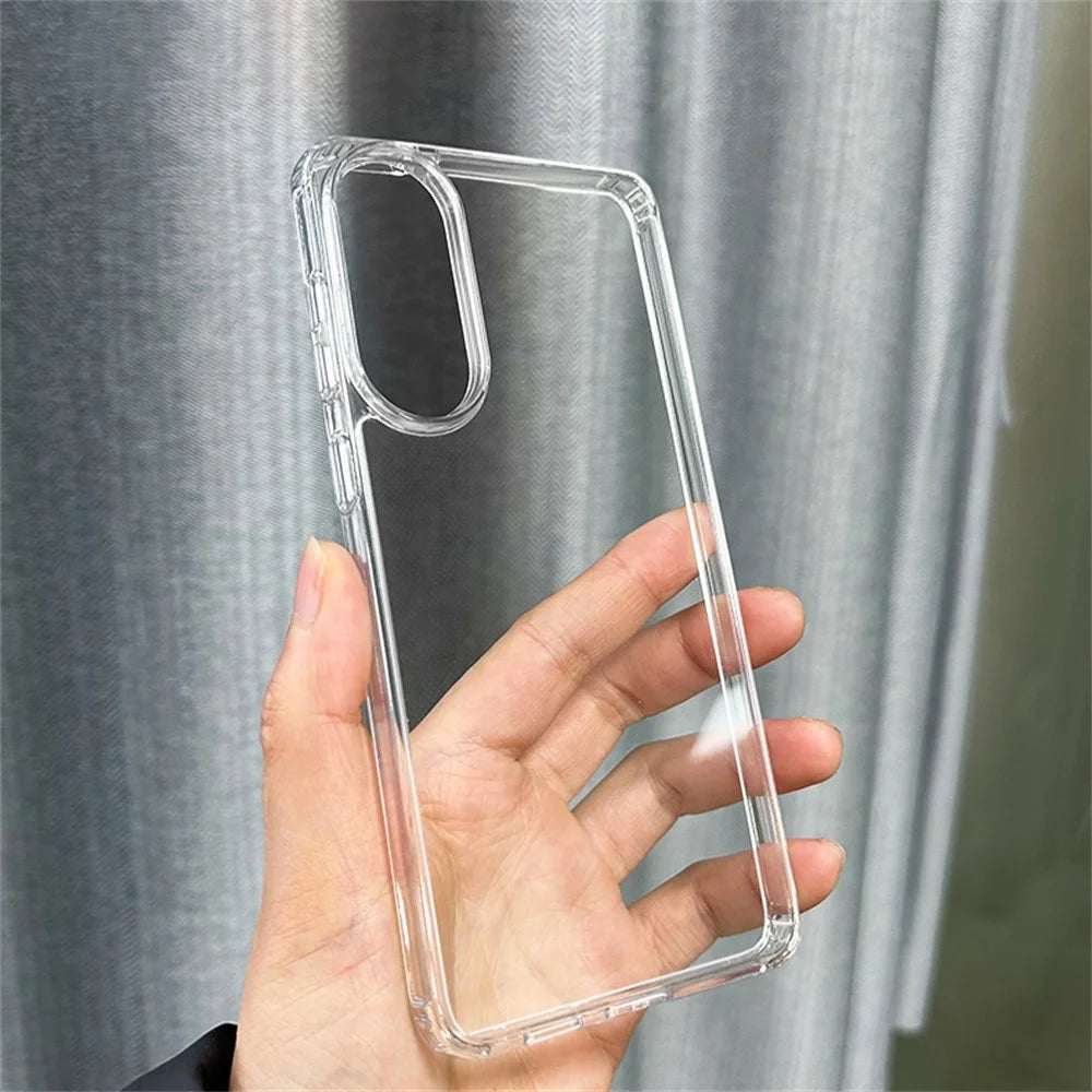 For Samsung Galaxy S25 Edge Case 1.5mm Anti Fingerprint PC + TPU Clear Shockproof Phone Back Cover - 2
