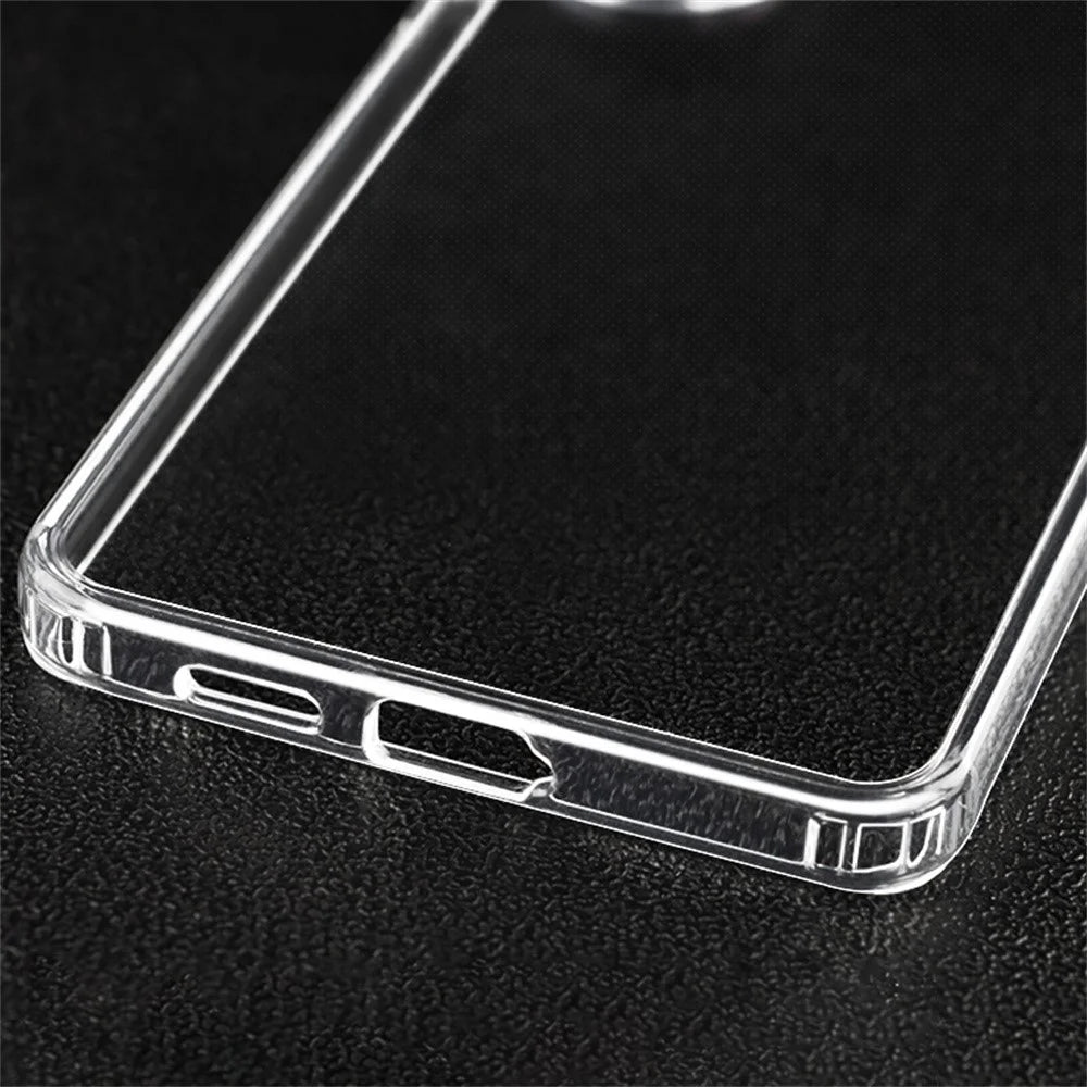For Samsung Galaxy S25 Edge Case 1.5mm Anti Fingerprint PC + TPU Clear Shockproof Phone Back Cover - 6