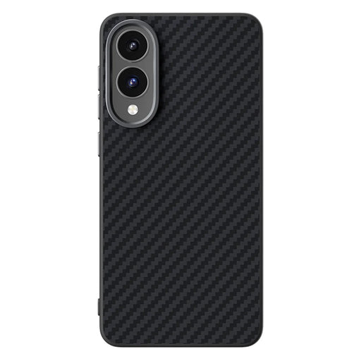 ABEEL For Samsung Galaxy S25 Edge Magnetic Case Carbon Fiber Texture Back Cover - Black - 2