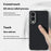 ABEEL For Samsung Galaxy S25 Edge Magnetic Case Carbon Fiber Texture Back Cover - Black - 3