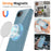For iPhone 17e / 16e Magnetic Case Compatible with MagSafe TPU Phone Back Cover with Lanyard - Blue - 2
