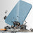 For iPhone 17e / 16e Magnetic Case Compatible with MagSafe TPU Phone Back Cover with Lanyard - Blue - 4
