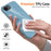 For iPhone 17e / 16e Magnetic Case Compatible with MagSafe TPU Phone Back Cover with Lanyard - Blue - 6