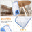 For iPhone 16 Pro Max Case Clear Colorful Frame Drop-Proof TPU + PC Phone Back Cover with Lens Film - Blue - 2