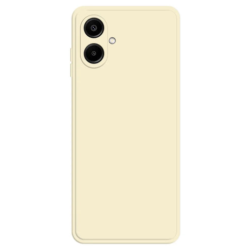 For Samsung Galaxy A06 4G TPU Case Straight Edge Protection Phone Cover - Beige - 1