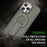 For iPhone 16 Pro Max Case Compatible with MagSafe PC + TPU Phone Cover with Kickstand - Titanium Grey - 6