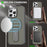 For iPhone 15 Pro Case Compatible with MagSafe PC + TPU Phone Cover with Kickstand - Titanium Grey - 3