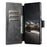 SUTENI Q-05 For Samsung Galaxy S25 Ultra Wallet Case 2 in 1 Detachable Leather Flip Phone Cover with Stand - Black - 3