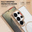 For Samsung Galaxy S25 Ultra Clear Magnetic Case TPU PC Phone Cover - Desert Gold - 7