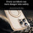 For iPhone 16 Pro Max Case Rotating Magnetic Kickstand TPU + PC Protective Cover - Desert Gold - 4