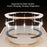 For iPhone 16 Pro Max Case Rotating Magnetic Kickstand TPU + PC Protective Cover - Desert Gold - 5