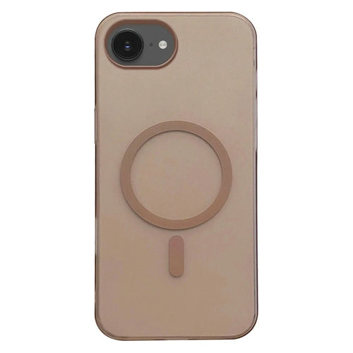 For iPhone 17e / 16e Magnetic Case Compatible with MagSafe Frosted PC Phone Cover - Desert Gold - 1