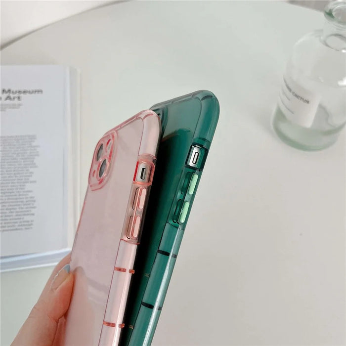 For iPhone 14 Plus Luminous Noctilucent Phone Case Drop-proof Protective TPU Back Cover - Pink - 5