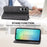 For Samsung Galaxy S25 Edge Case Calf Texture PU Leather Phone Cover with Wallet - Black - 3