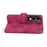 For vivo Y04 4G  /  Y29s 5G Case Flower Pattern PU Leather Wallet Phone Cover with Strap - Wine Red - 5