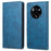 For Realme 14 Pro+ 5G Wallet Case RFID Blocking PU Leather Phone Cover - Blue - 1
