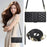 For vivo Y29 4G Case Rhombus Stitching Wallet Stand Leather Phone Cover with Long  /  Short Strap - Black - 5