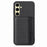 For Samsung Galaxy A56 5G Case RFID Blocking Carbon Fiber Leather Phone Back Cover with Card Holder - Black - 1