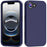 GW03 For iPhone 17e / 16e Case TPU + PC Phone Cover Dual Layer Shockproof - Navy Blue - 1